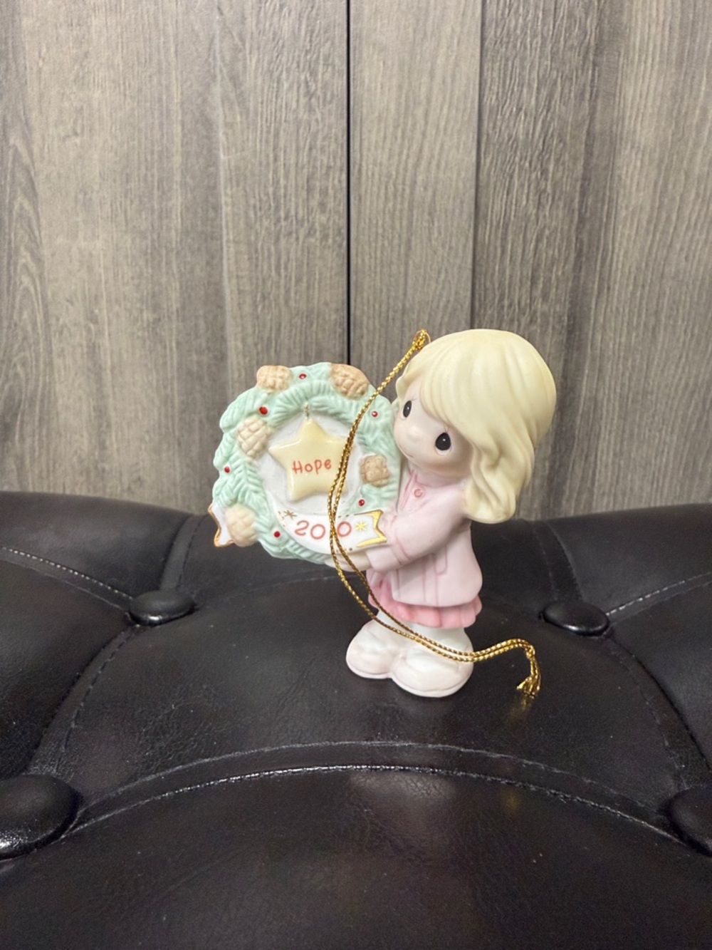 Precious Moments My Hope Is In You Porcelain Bisque Ceramic 2010 Ornament - Picture 2 of 12